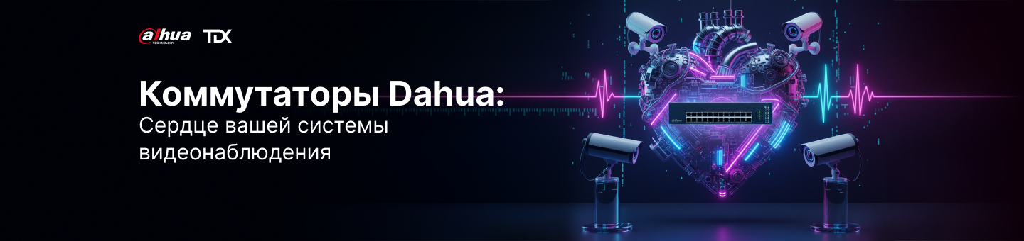 Коммутаторы Dahua - сердце вашей системы видеоналюдения